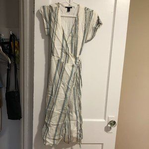 Striped Wrap Dress